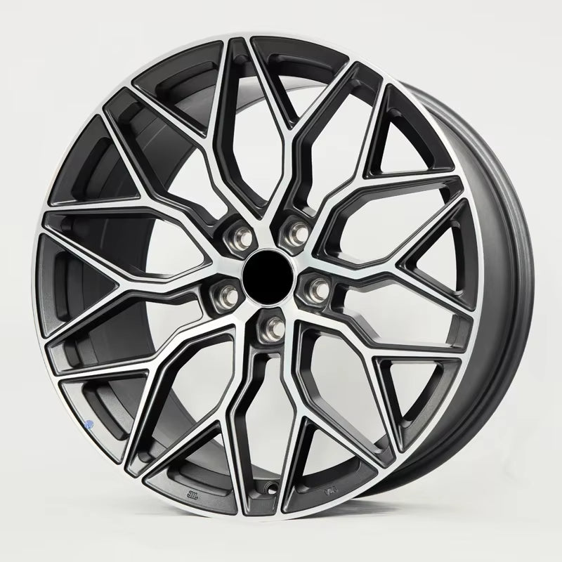 13 14 15 16 17 18 19 20 21 22 Inch Gloss Black Face Car Alloy Wheels 5X100 5X105 5X108 5X112 5X114.3 5X120