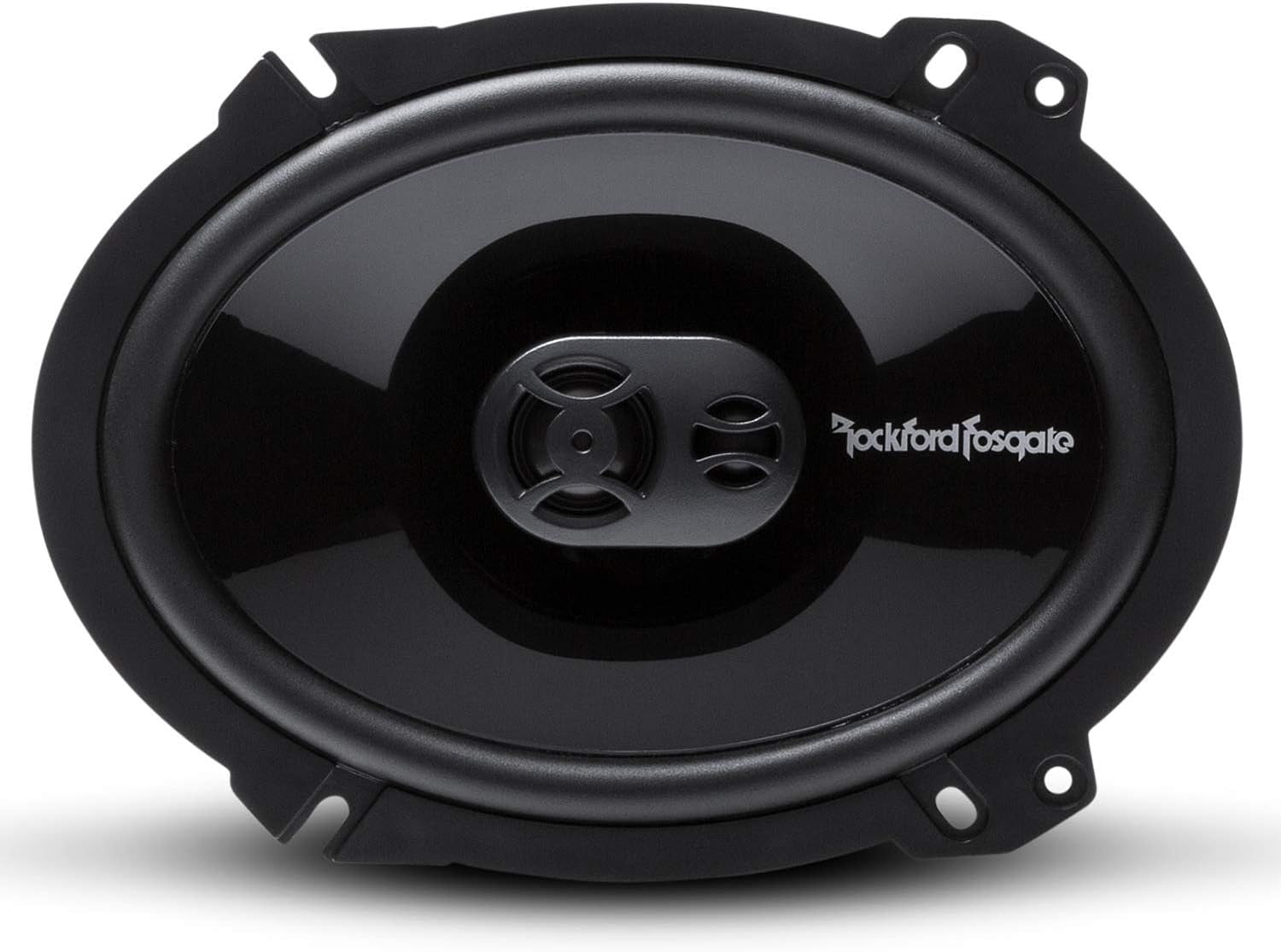 P1683 Punch 6"X8" 3-Way Coaxial Full Range Speakers - Black (Pair)