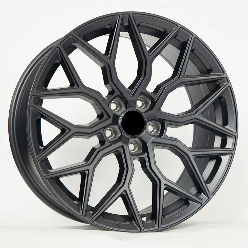 13 14 15 16 17 18 19 20 21 22 Inch Gloss Black Face Car Alloy Wheels 5X100 5X105 5X108 5X112 5X114.3 5X120