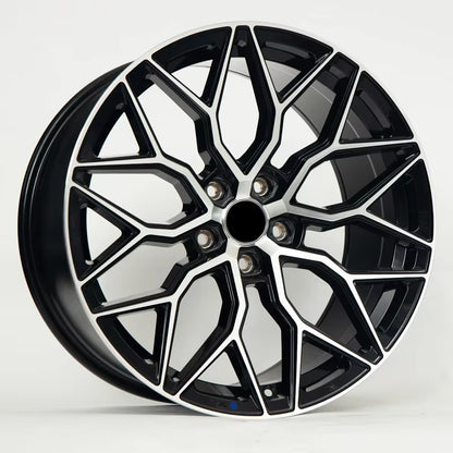 13 14 15 16 17 18 19 20 21 22 Inch Gloss Black Face Car Alloy Wheels 5X100 5X105 5X108 5X112 5X114.3 5X120