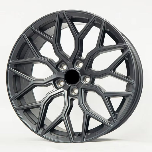 13 14 15 16 17 18 19 20 21 22 Inch Gloss Black Face Car Alloy Wheels 5X100 5X105 5X108 5X112 5X114.3 5X120